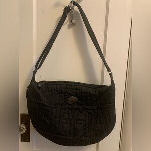 Harley Davidson large helmet/tote bag quilted nylon 18”x13” expandable zipper.